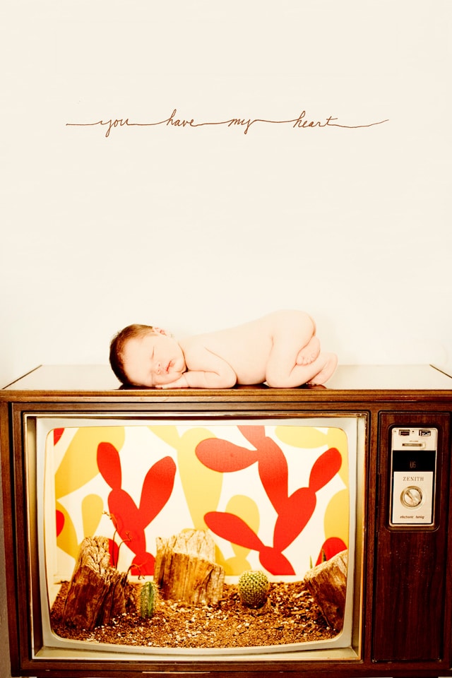 Old Photos of New Babies | Newborn Photography