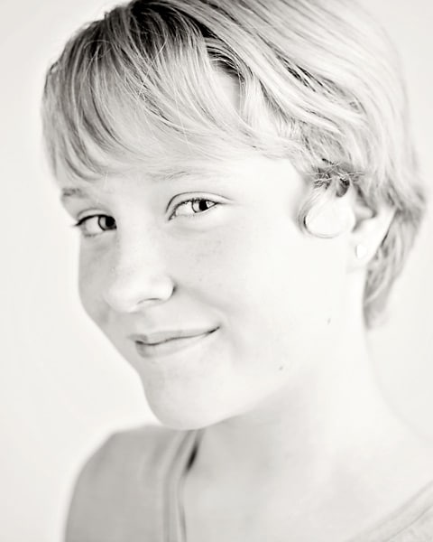 Head Shot Session for a Young Actress