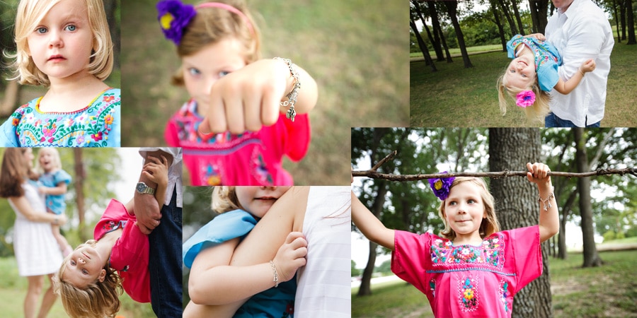 Outdoor Lifestyle Family Photos - Fun in the Forest