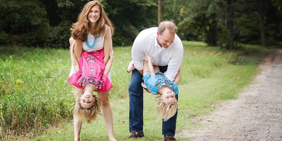 Outdoor Lifestyle Family Photos - Fun in the Forest