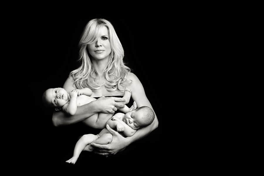 Beauty and the Babies – Newborn Twin Photography