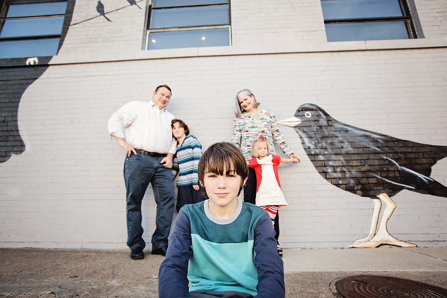 Blended Family Christmas Card Photos