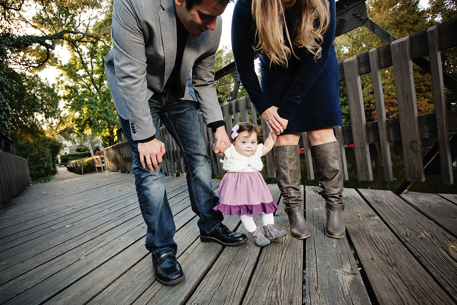 Holiday Family Portraits at the Lake