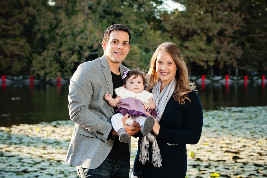 Holiday Family Portraits at the Lake
