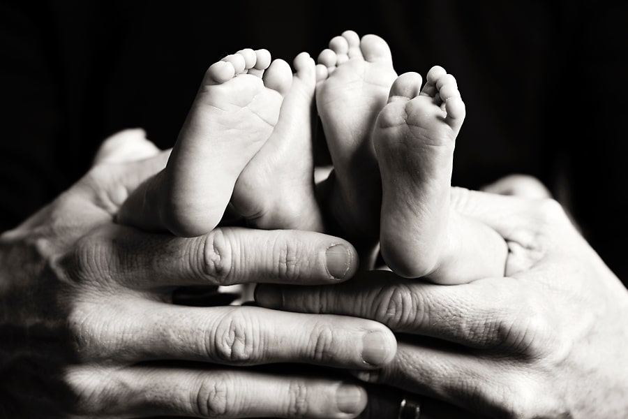 Snuggly Twin Newborn Session