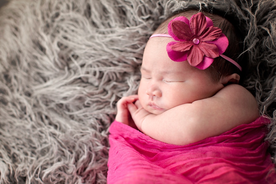 the sweetest chubby little baby in private dallas studio session