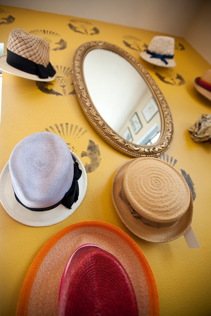 commercial photography for Oak Cliff hat shop