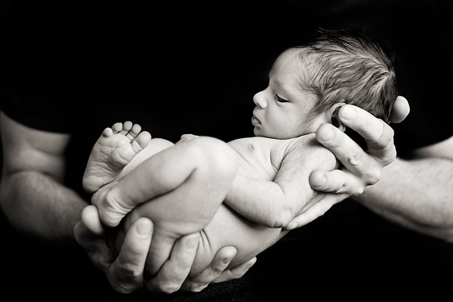 As a welcome to the family, this little guy came to the studio for a newborn session