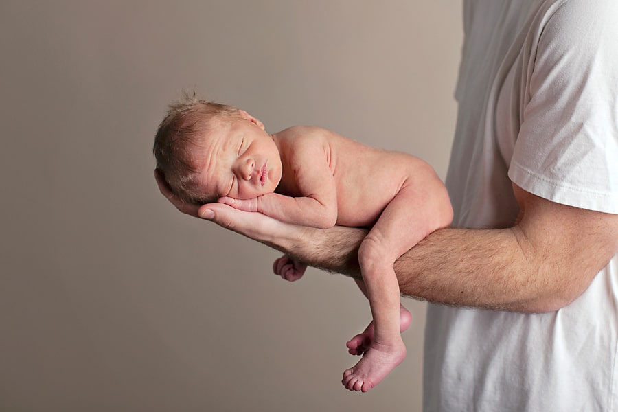 private studio for newborn session