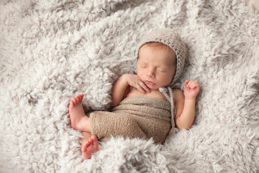 Newborn Photos for a Growing Family's Second Baby