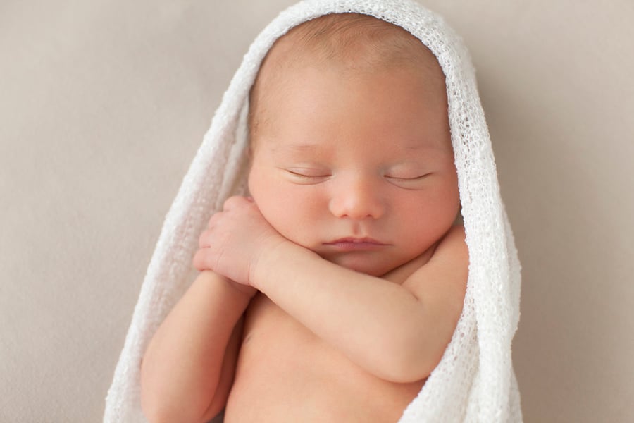 stunning newborn session in private Dallas Studio
