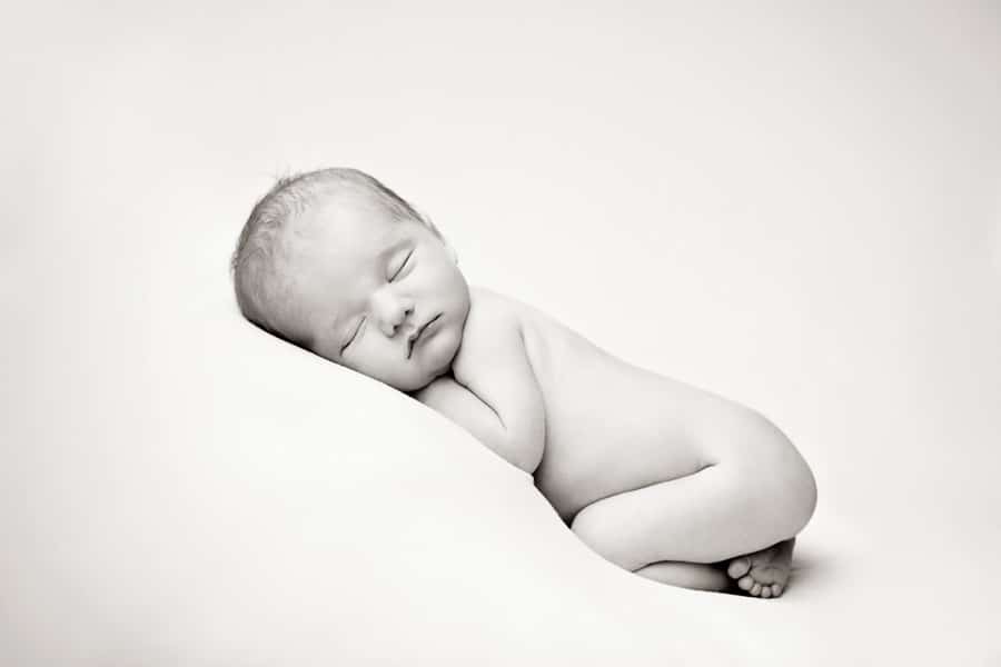 stunning newborn session in private Dallas Studio