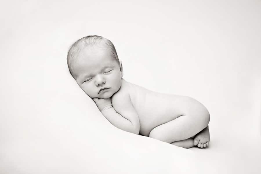stunning newborn session in private Dallas Studio