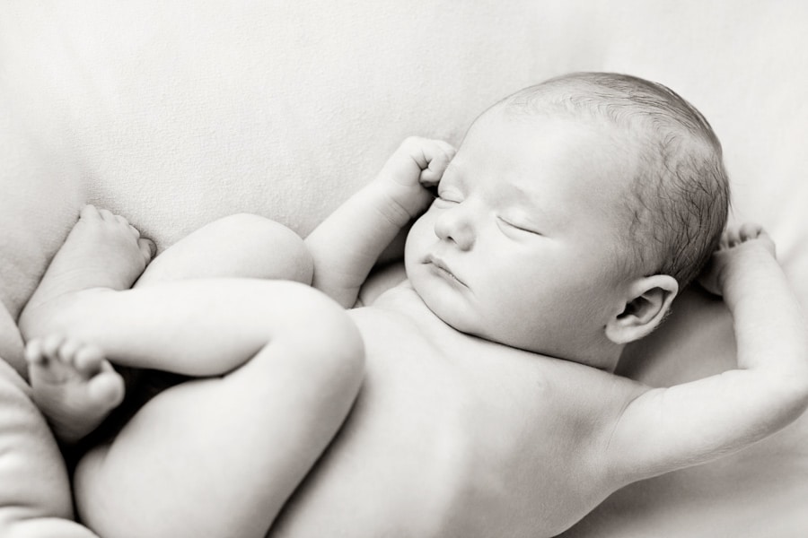 stunning newborn session in private Dallas Studio