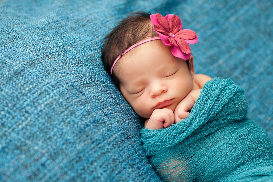 Newborn Fashionista in private Dallas Studio session