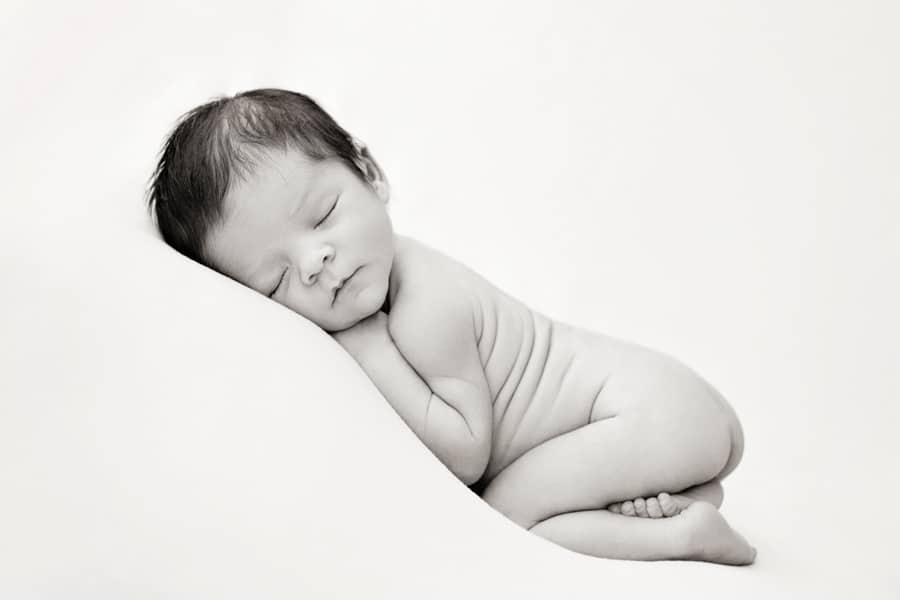 Newborn Fashionista in private Dallas Studio session