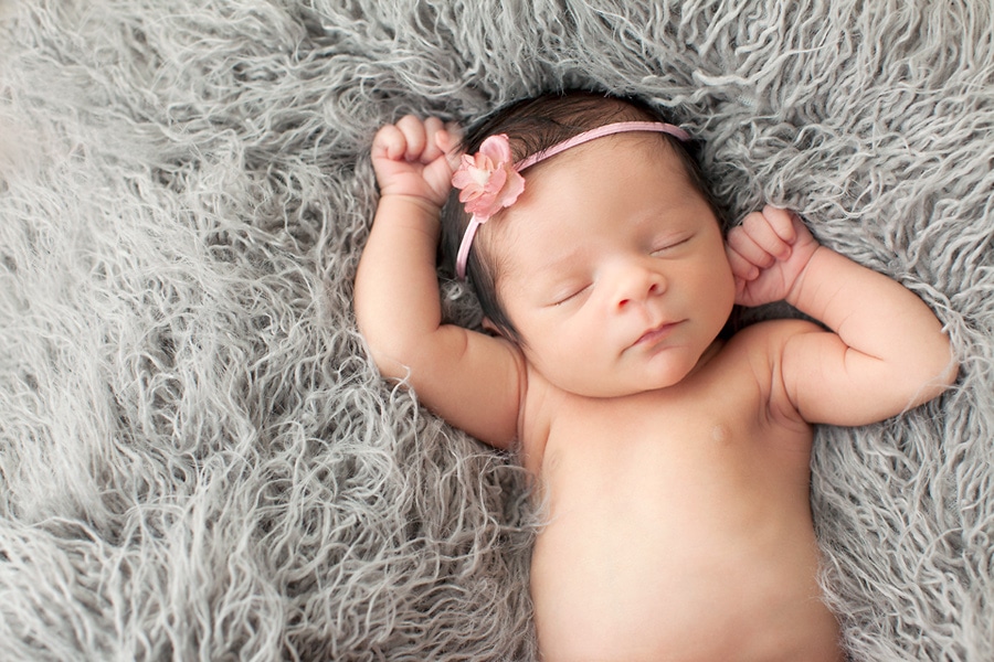 Newborn Fashionista in private Dallas Studio session