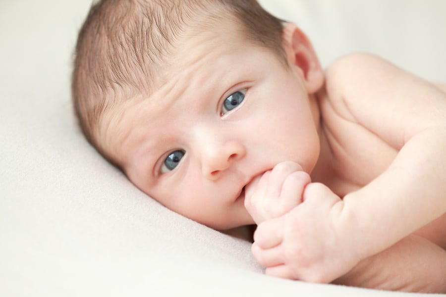 Adorable generational maternity and newborn session in private studio