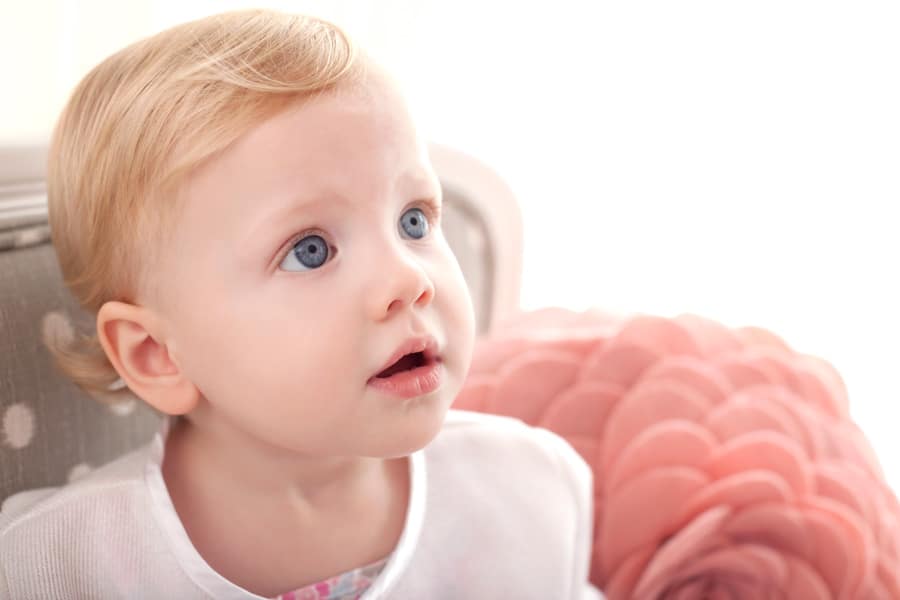 Russian doll and little girl posing in adorable studio session