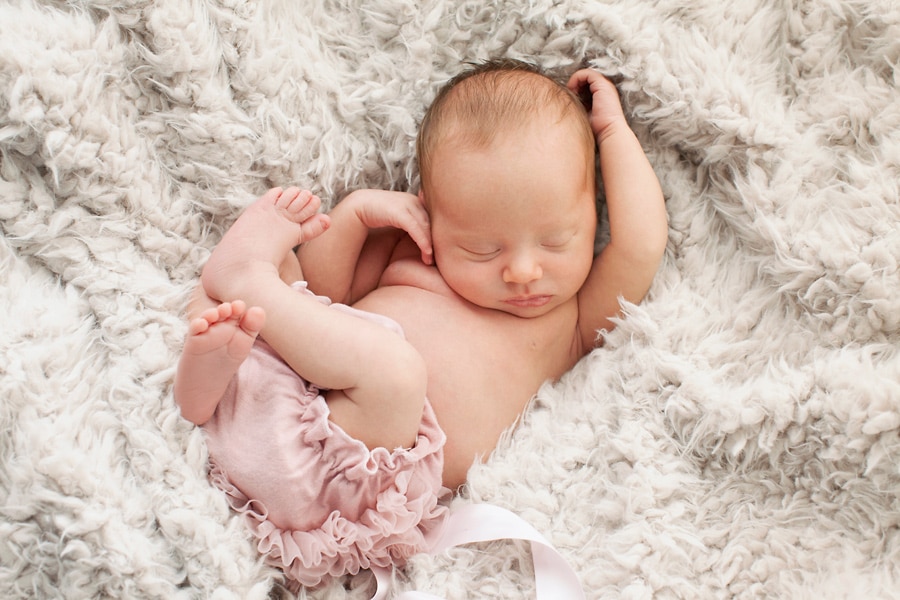 Infant photo shoot