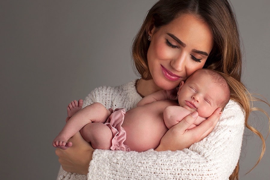 Dallas newborn photography in private studio