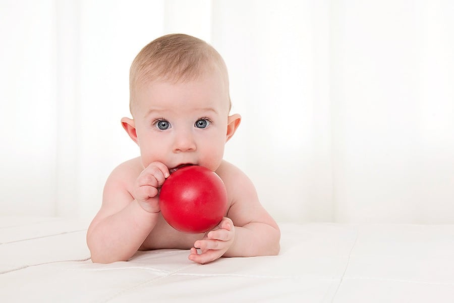 Cue the Cuteness: Four Month Baby Photography