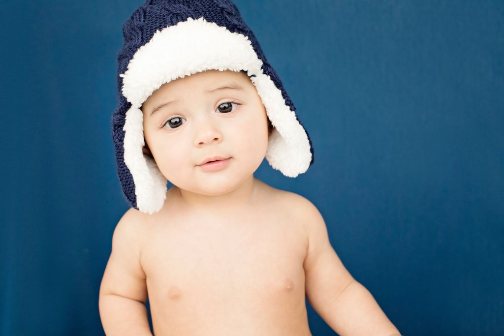 the most adorable six month session in Dallas Studio