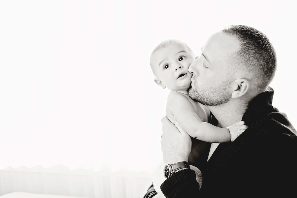 the most adorable six month session in Dallas Studio