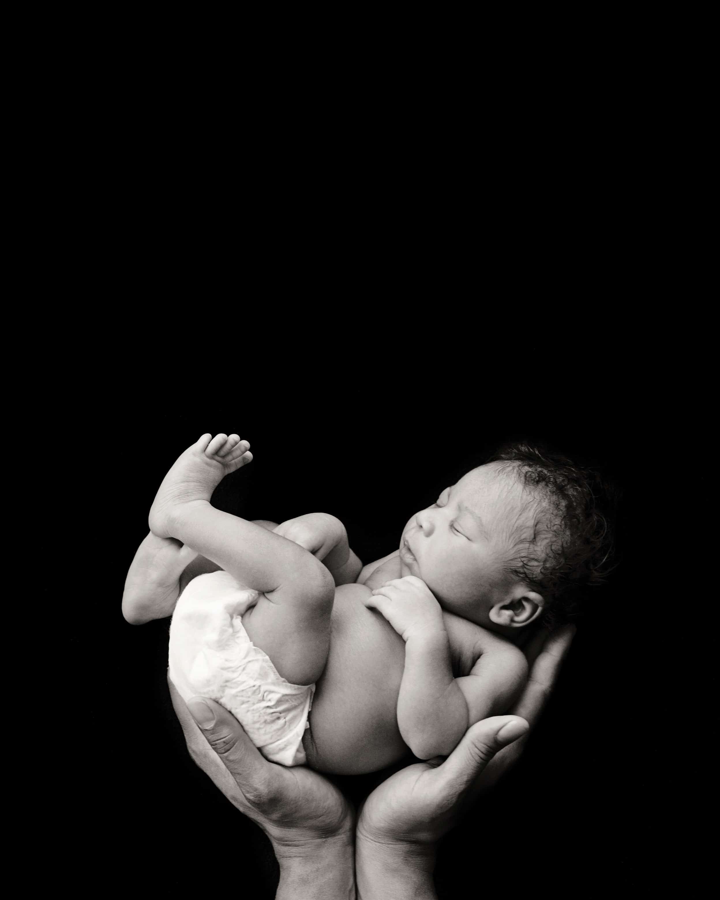 beautiful baby in studio session