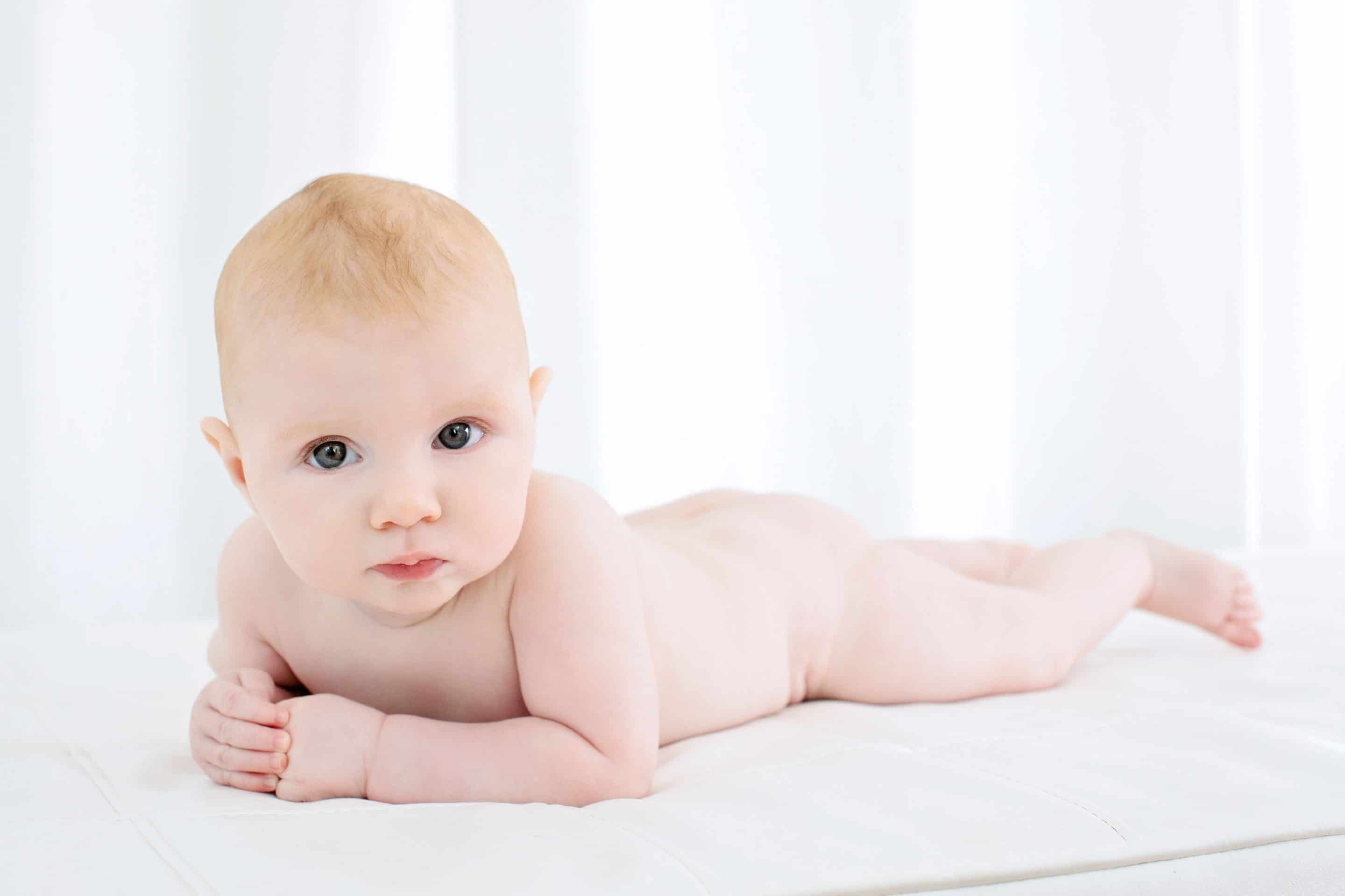 baby in private studio session