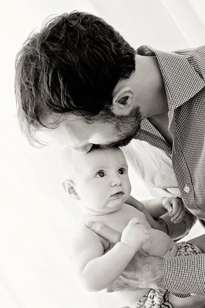 baby in private studio session