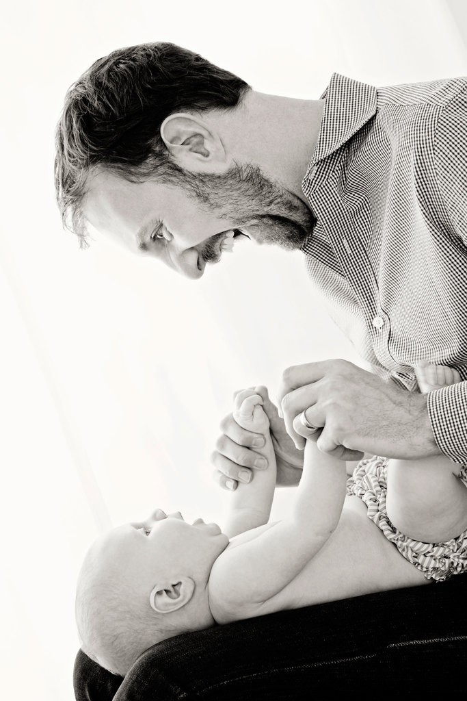 baby in private studio session