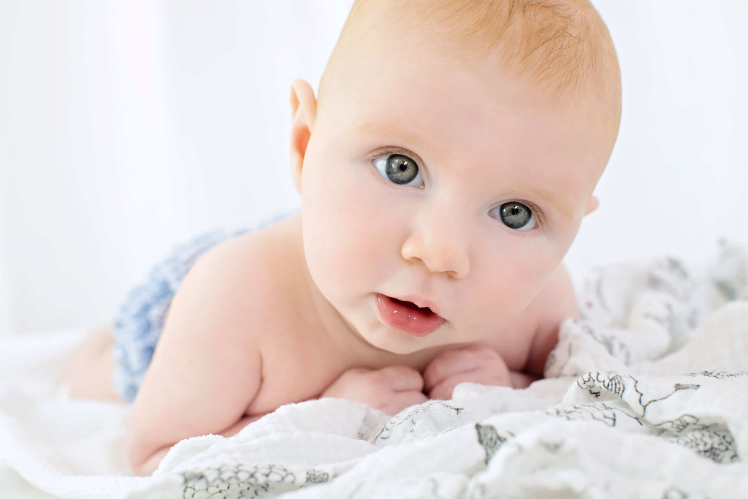 baby in private studio session