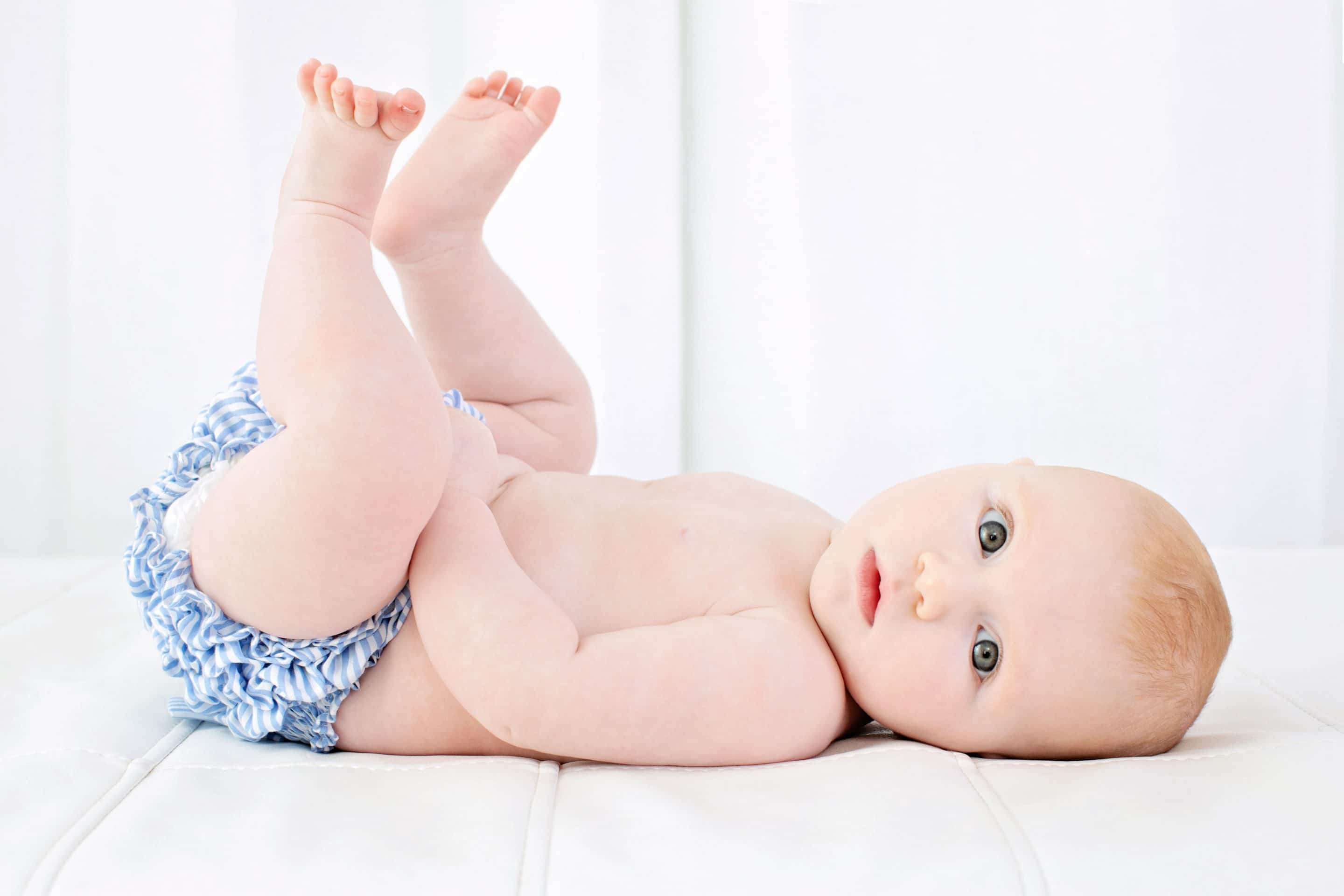 baby in private studio session