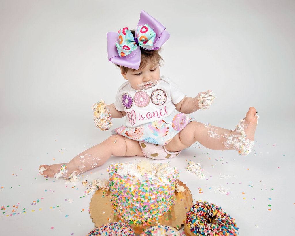 first birthday cake smash photos