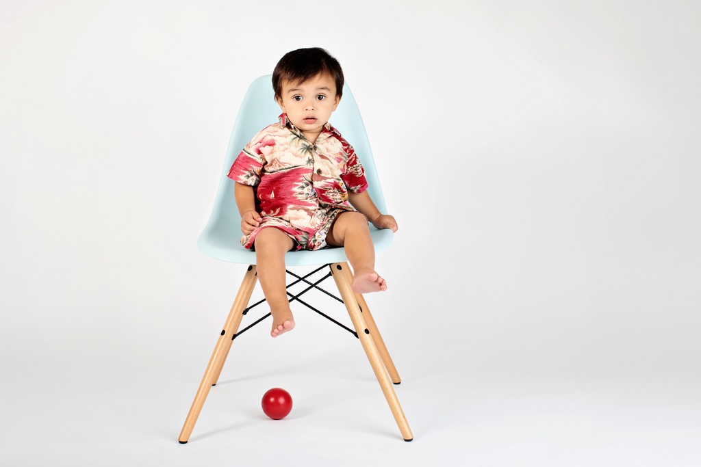 first birthday session in private studio for adorable baby boy