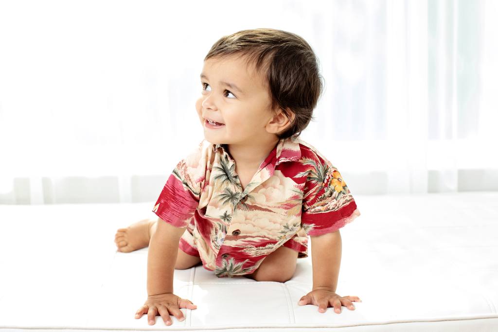 first birthday session in private studio for adorable baby boy