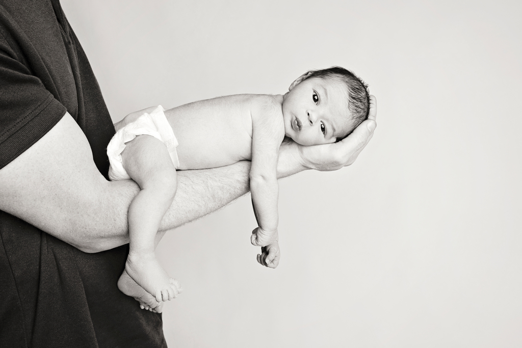 absolutely perfect newborn session in private Dallas Studio