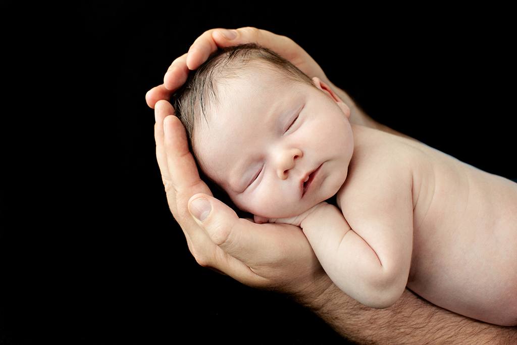gorgeous private studio newborn session