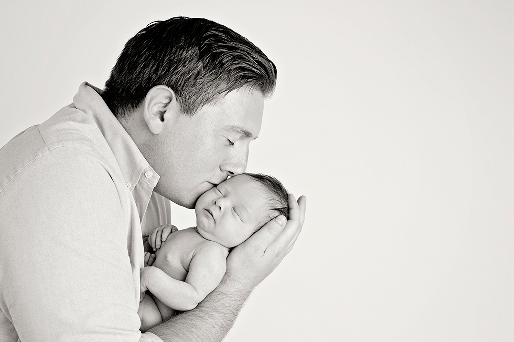 gorgeous private studio newborn session