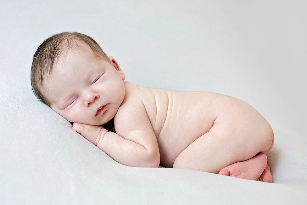 gorgeous private studio newborn session