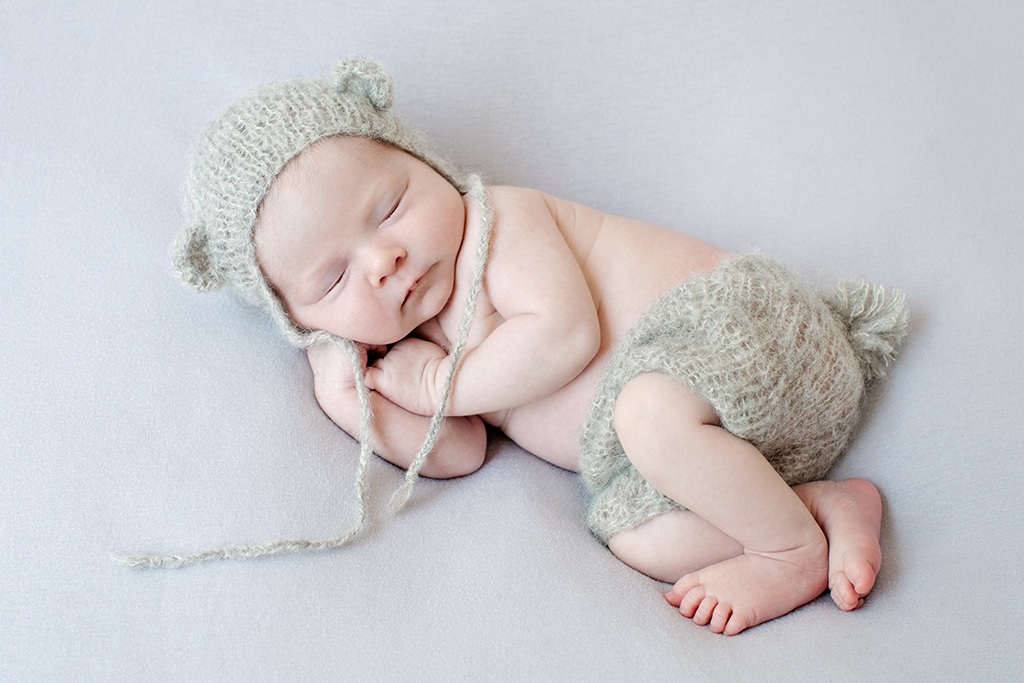 gorgeous private studio newborn session