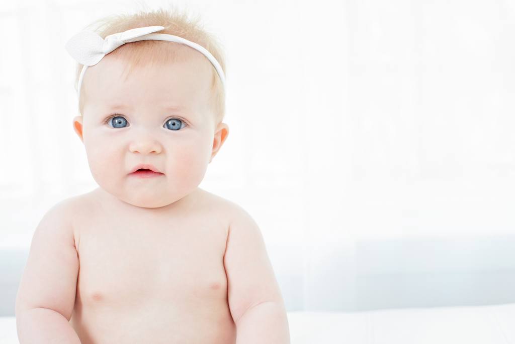 beautiful six month old photo session