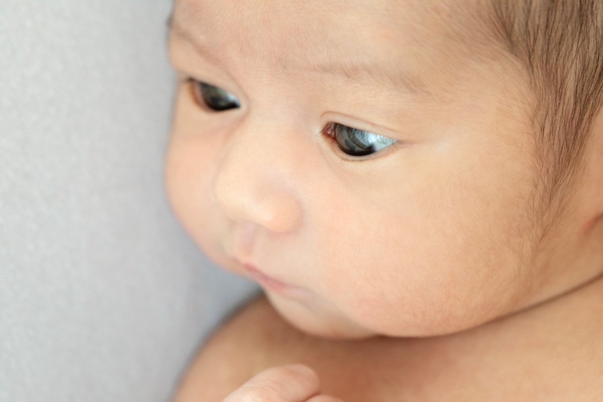 Beautiful baby girl photoshoot in private dallas studio