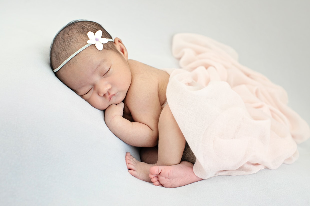 Beautiful baby girl photoshoot in private dallas studio