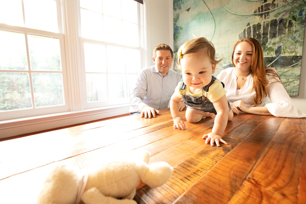 Stunning six-month photoshoot at home