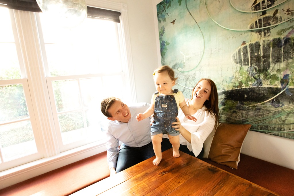 Stunning six-month photoshoot at home