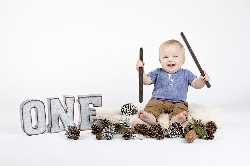 cutest first birthday session in private north dallas studio