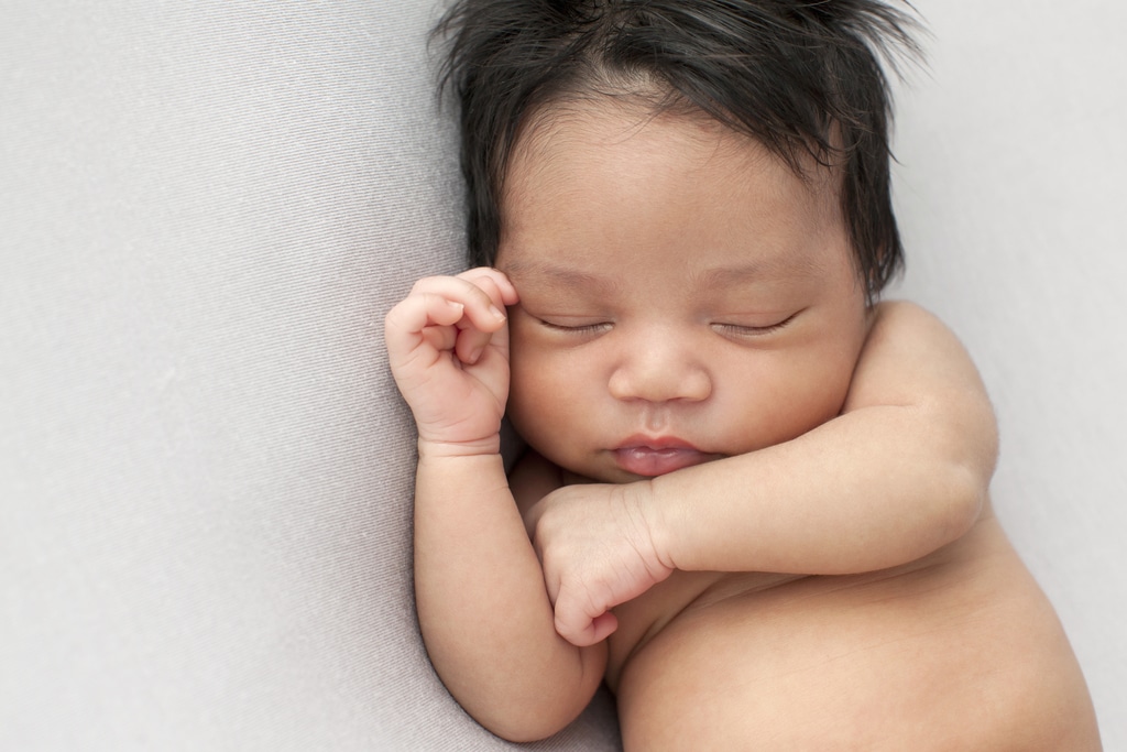 easter newborn session in private dallas studio