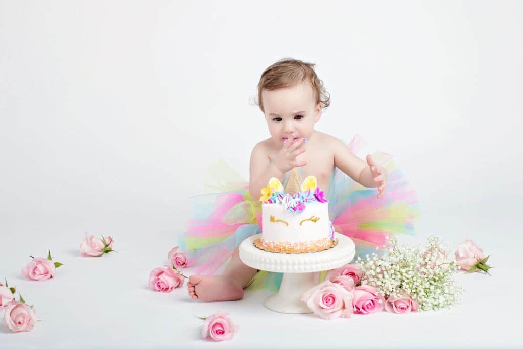 the most adorable first birthday portrait session